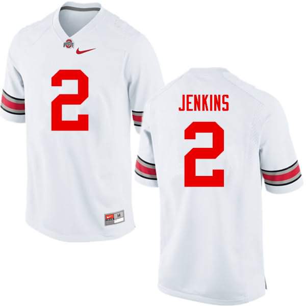 Men's Nike Ohio State Buckeyes Malcolm Jenkins #2 White College Football Jersey Super Deals LGH87Q2V