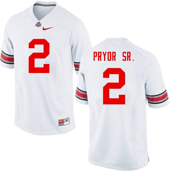 Men's Nike Ohio State Buckeyes Terrelle Pryor Sr. #2 White College Football Jersey Check Out NWP21Q3M
