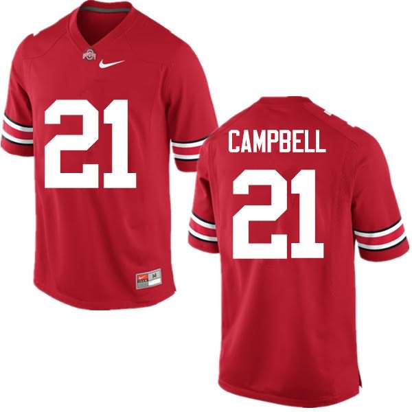 Men's Nike Ohio State Buckeyes Parris Campbell #21 Red College Football Jersey August BWZ35Q5C