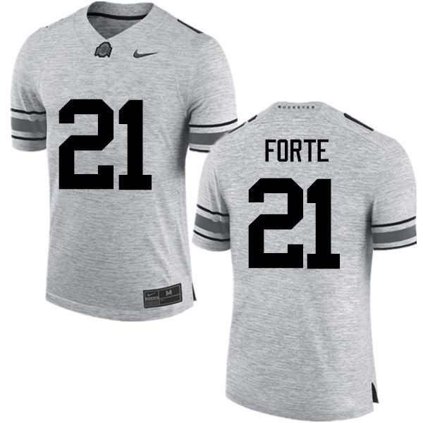 Men's Nike Ohio State Buckeyes Trevon Forte #21 Gray College Football Jersey New Arrival YKG18Q1H