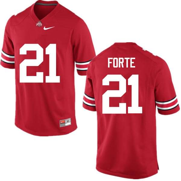 Men's Nike Ohio State Buckeyes Trevon Forte #21 Red College Football Jersey Trade TGQ54Q8V