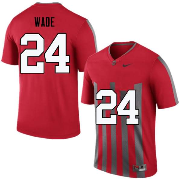 Men's Nike Ohio State Buckeyes Shaun Wade #24 Throwback College Football Jersey Lifestyle VFO11Q8P