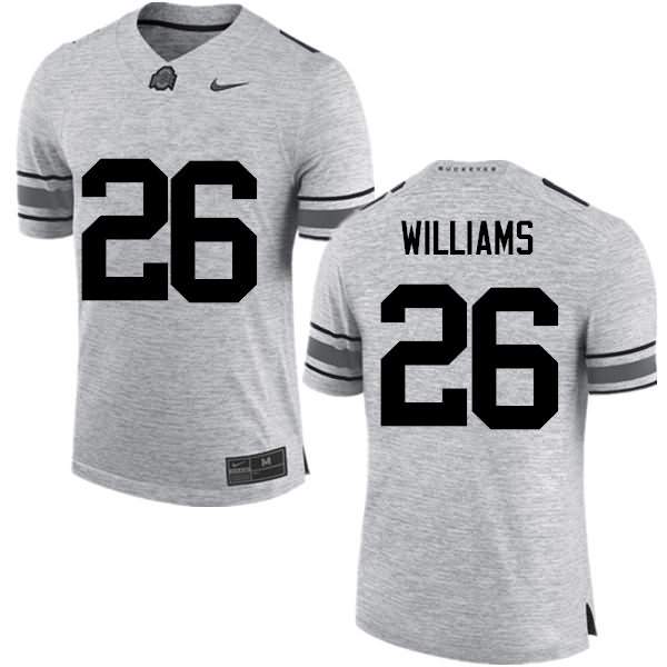 Men's Nike Ohio State Buckeyes Antonio Williams #26 Gray College Football Jersey New Style FCN25Q2K