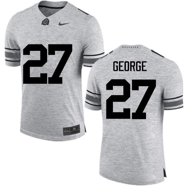 Men's Nike Ohio State Buckeyes Eddie George #27 Gray College Football Jersey Trade HUA00Q3X