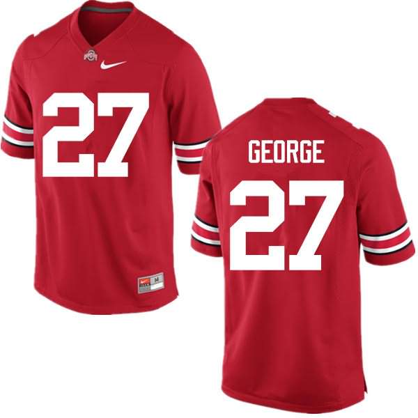 Men's Nike Ohio State Buckeyes Eddie George #27 Red College Football Jersey Season IOY65Q2E
