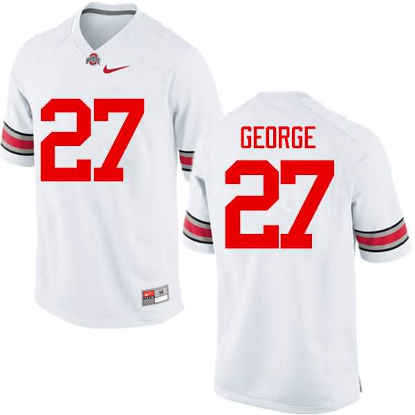Men's Nike Ohio State Buckeyes Eddie George #27 White College Football Jersey Style BHD15Q4E