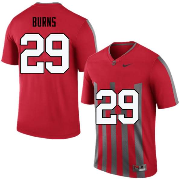 Men's Nike Ohio State Buckeyes Rodjay Burns #29 Throwback College Football Jersey Breathable YRY38Q6G