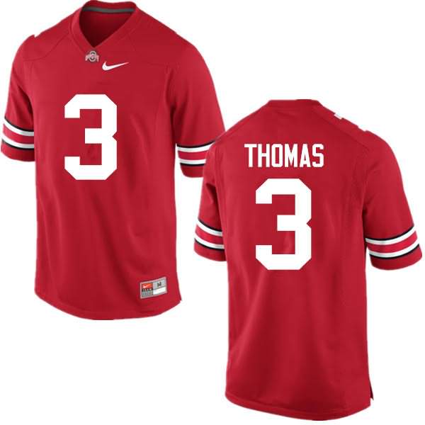Men's Nike Ohio State Buckeyes Michael Thomas #3 Red College Football Jersey April HRD85Q8O