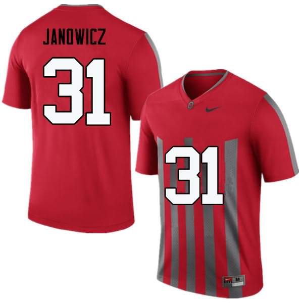 Men's Nike Ohio State Buckeyes Vic Janowicz #31 Throwback College Football Jersey December XPO35Q2A