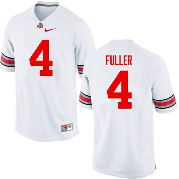 Men's Nike Ohio State Buckeyes Jordan Fuller #4 White College Football Jersey Stock AKM43Q0K