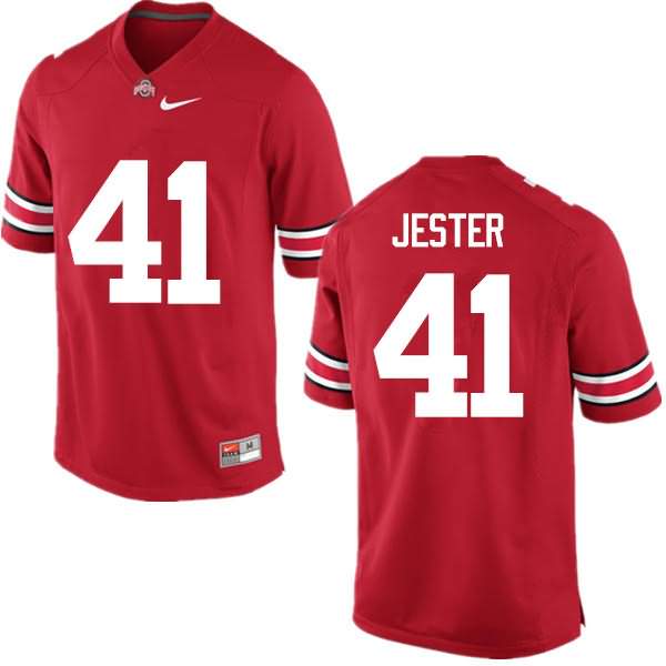 Men's Nike Ohio State Buckeyes Hayden Jester #41 Red College Football Jersey Style ZOP05Q2G