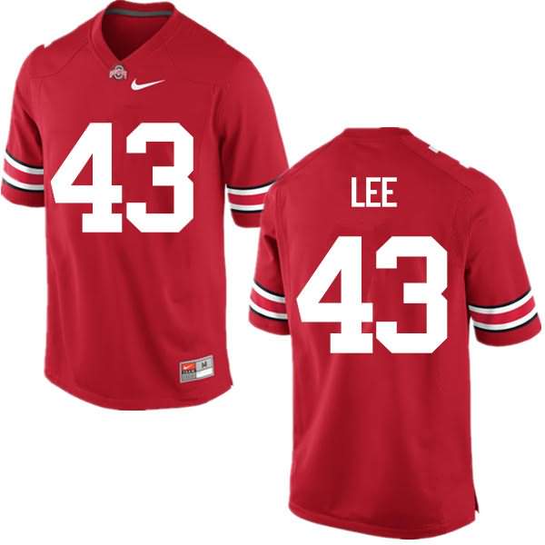 Men's Nike Ohio State Buckeyes Darron Lee #43 Red College Football Jersey June OFC07Q5A