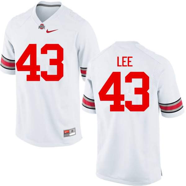 Men's Nike Ohio State Buckeyes Darron Lee #43 White College Football Jersey May ZKX76Q6O