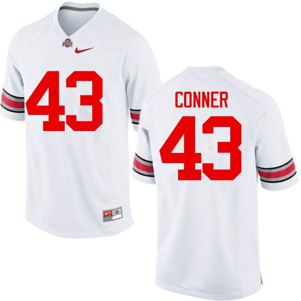 Men's Nike Ohio State Buckeyes Nick Conner #43 White College Football Jersey Cheap DTW40Q3Y