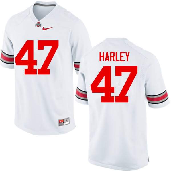 Men's Nike Ohio State Buckeyes Chic Harley #47 White College Football Jersey Discount TCL35Q4C