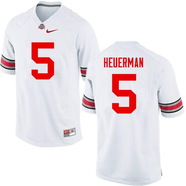 Men's Nike Ohio State Buckeyes Jeff Heuerman #5 White College Football Jersey Outlet BZL22Q0Z