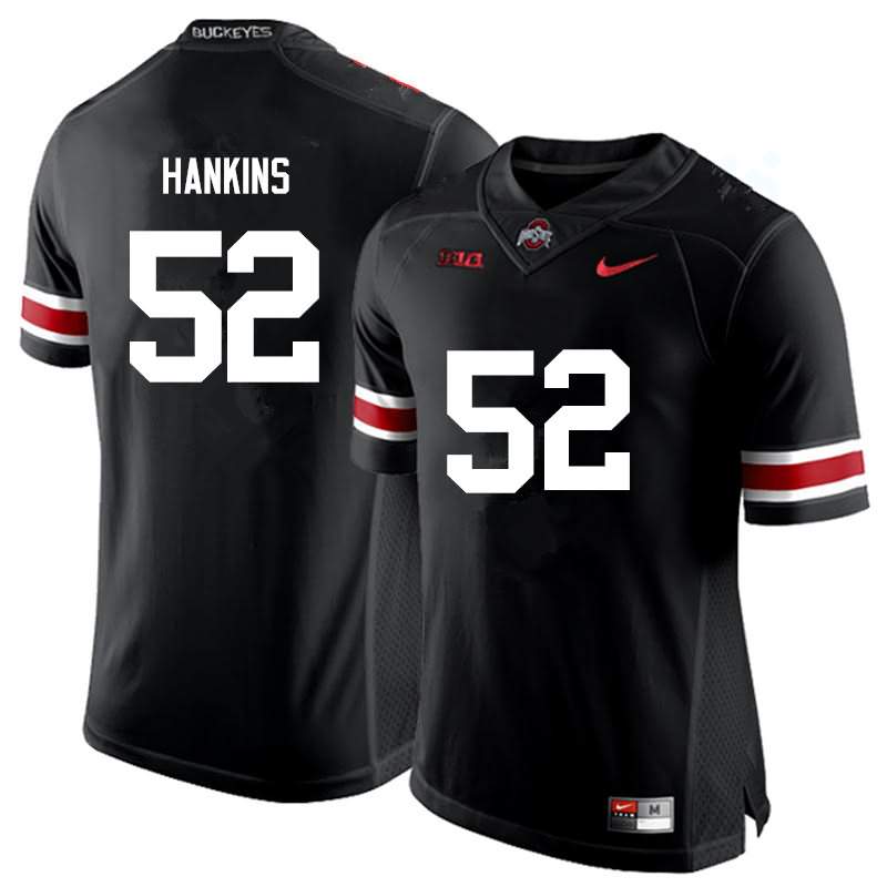 Men's Nike Ohio State Buckeyes Johnathan Hankins #52 Black College Football Jersey Black Friday JAP64Q2K