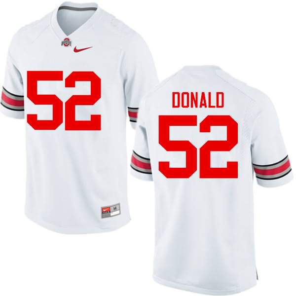 Men's Nike Ohio State Buckeyes Noah Donald #52 White College Football Jersey Version RMY20Q8X
