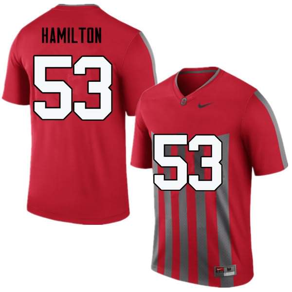 Men's Nike Ohio State Buckeyes Davon Hamilton #53 Throwback College Football Jersey OG NCG33Q8W