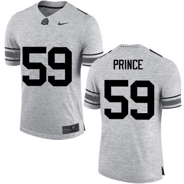 Men's Nike Ohio State Buckeyes Isaiah Prince #59 Gray College Football Jersey Super Deals UXO72Q4A