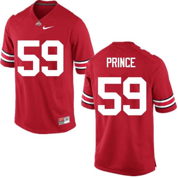 Men's Nike Ohio State Buckeyes Isaiah Prince #59 Red College Football Jersey Spring NPP08Q4Z