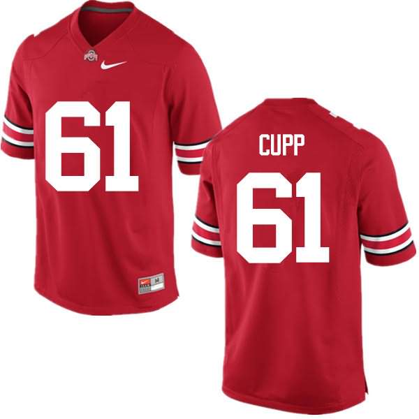 Men's Nike Ohio State Buckeyes Gavin Cupp #61 Red College Football Jersey For Sale NAT70Q5C