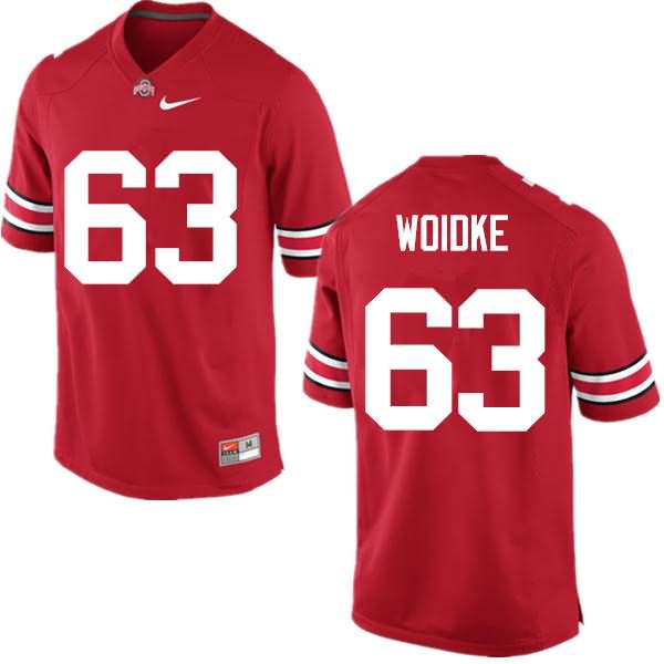 Men's Nike Ohio State Buckeyes Kevin Woidke #63 Red College Football Jersey New Style JJN82Q5V