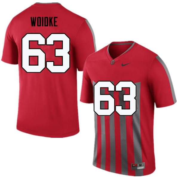 Men's Nike Ohio State Buckeyes Kevin Woidke #63 Throwback College Football Jersey Anti-slip IUI46Q4G