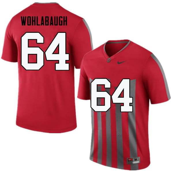 Men's Nike Ohio State Buckeyes Jack Wohlabaugh #64 Throwback College Football Jersey OG XBU78Q7M