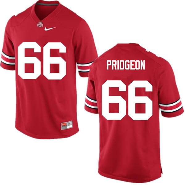 Men's Nike Ohio State Buckeyes Malcolm Pridgeon #66 Red College Football Jersey November YZB53Q8F