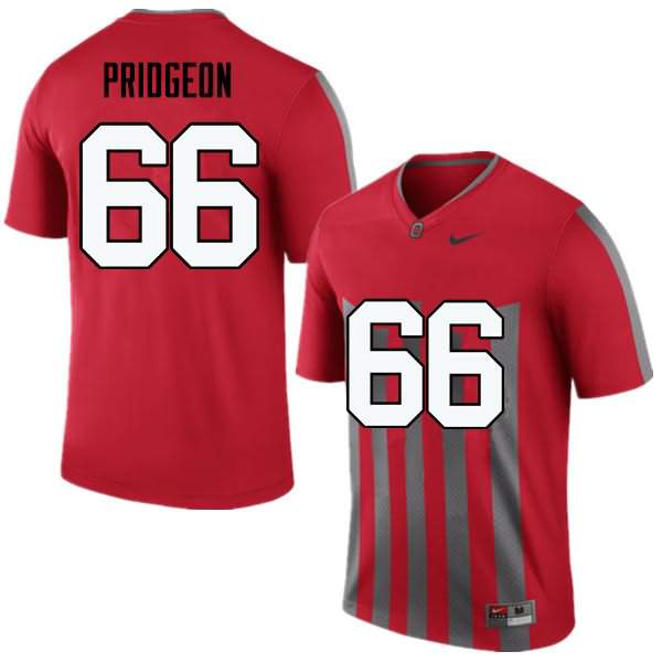 Men's Nike Ohio State Buckeyes Malcolm Pridgeon #66 Throwback College Football Jersey Holiday GFP47Q4F