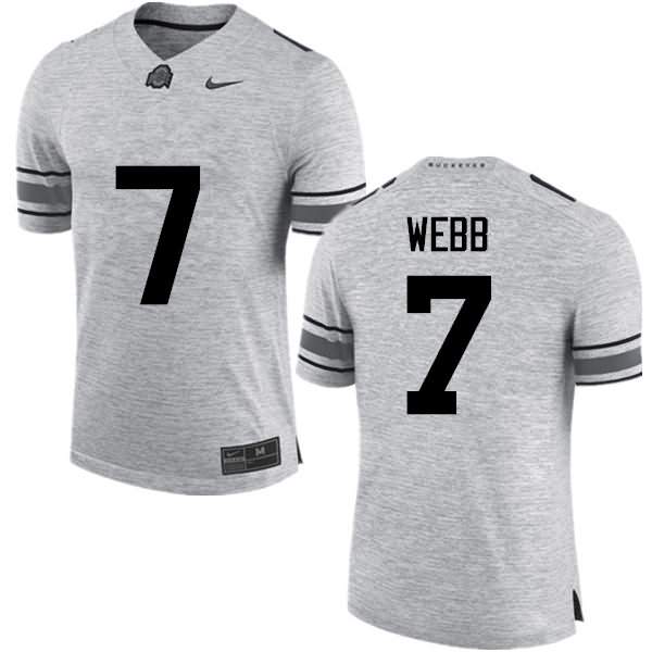 Men's Nike Ohio State Buckeyes Damon Webb #7 Gray College Football Jersey Athletic FSJ21Q0F