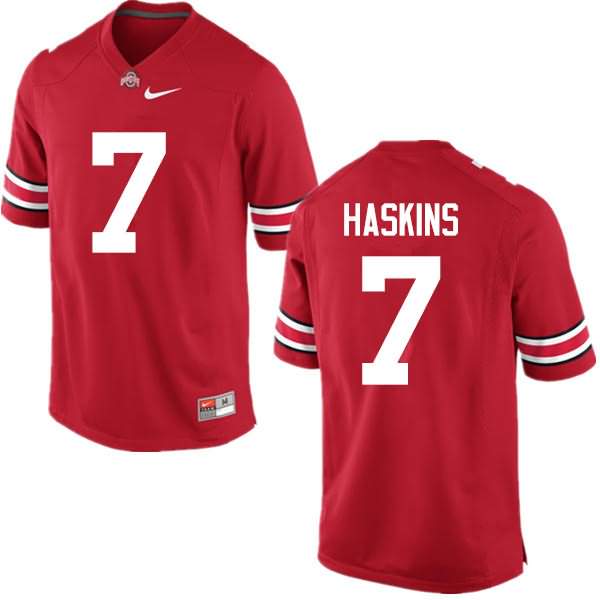 Men's Nike Ohio State Buckeyes Dwayne Haskins #7 Red College Football Jersey November QHK42Q3M