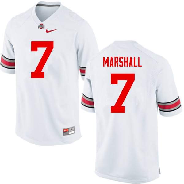 Men's Nike Ohio State Buckeyes Jalin Marshall #7 White College Football Jersey Special TKZ55Q6L