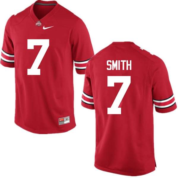 Men's Nike Ohio State Buckeyes Rod Smith #7 Red College Football Jersey Summer NGE61Q5T