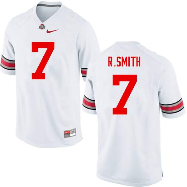 Men's Nike Ohio State Buckeyes Rod Smith #7 White College Football Jersey Designated TMD81Q2Z