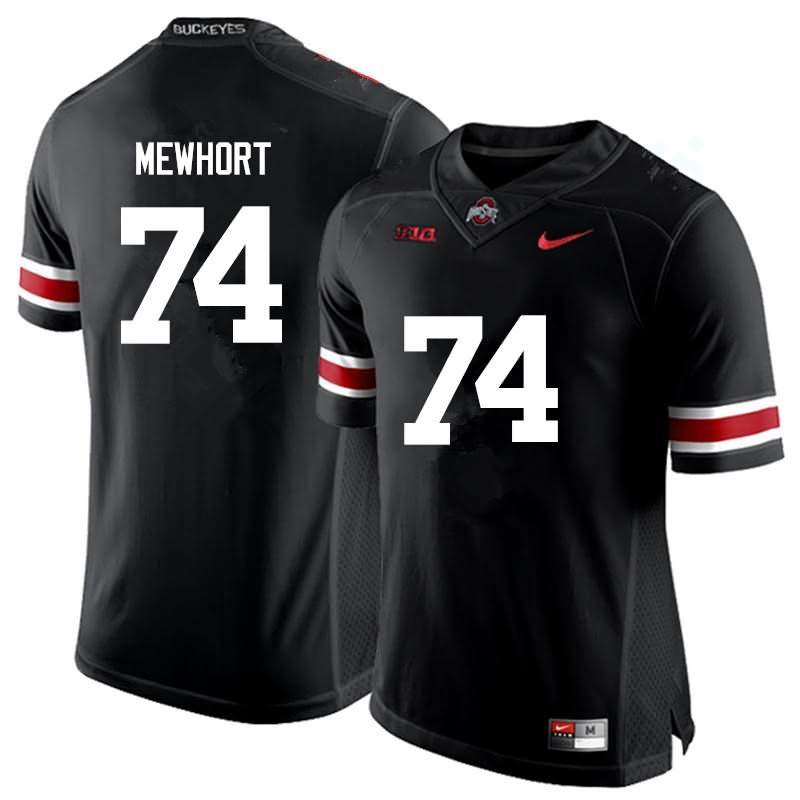 Men's Nike Ohio State Buckeyes Jack Mewhort #74 Black College Football Jersey Restock TSY66Q2M
