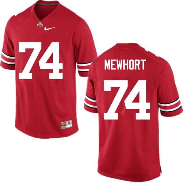 Men's Nike Ohio State Buckeyes Jack Mewhort #74 Red College Football Jersey Lifestyle PPM16Q7V