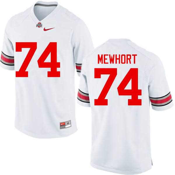 Men's Nike Ohio State Buckeyes Jack Mewhort #74 White College Football Jersey Super Deals WVO14Q2Y