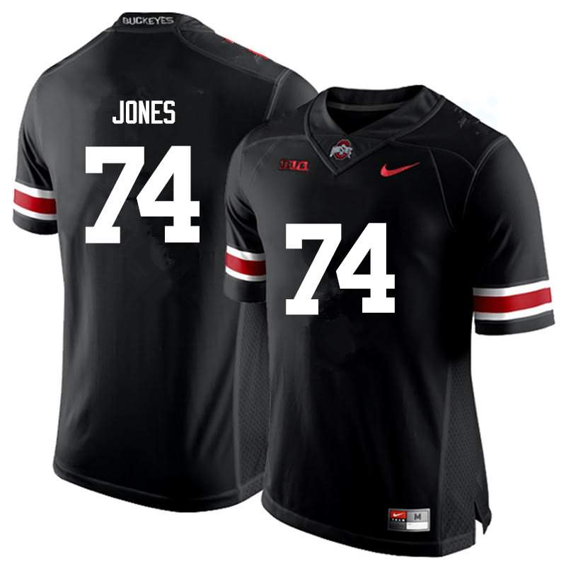 Men's Nike Ohio State Buckeyes Jamarco Jones #74 Black College Football Jersey Limited JLC21Q4O