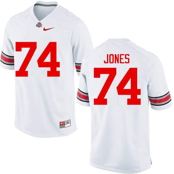 Men's Nike Ohio State Buckeyes Jamarco Jones #74 White College Football Jersey Stability RUB50Q5H