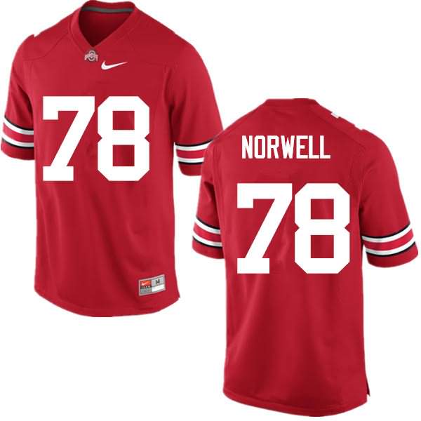 Men's Nike Ohio State Buckeyes Andrew Norwell #78 Red College Football Jersey Damping ERA26Q0S