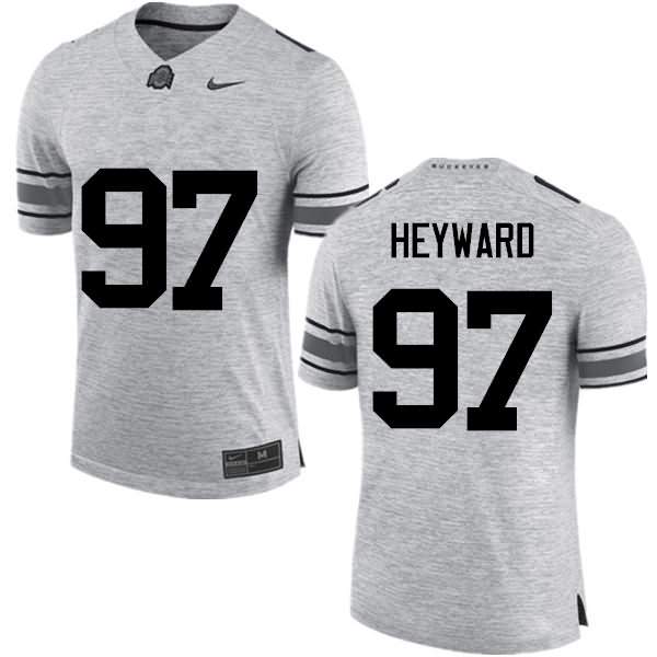 Men's Nike Ohio State Buckeyes Cameron Heyward #97 Gray College Football Jersey Supply LJK54Q7R
