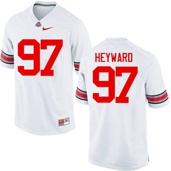 Men's Nike Ohio State Buckeyes Cameron Heyward #97 White College Football Jersey For Sale RPZ73Q2K