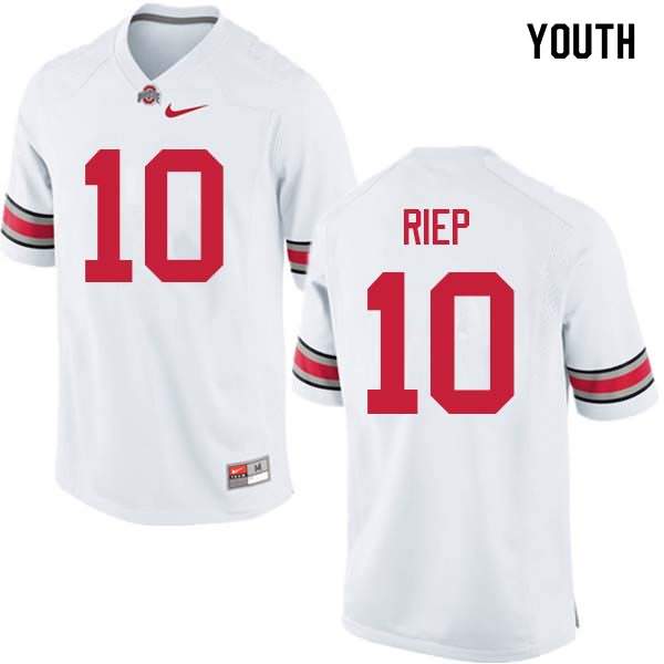 Youth Nike Ohio State Buckeyes Amir Riep #10 White College Football Jersey Check Out GAH35Q2K
