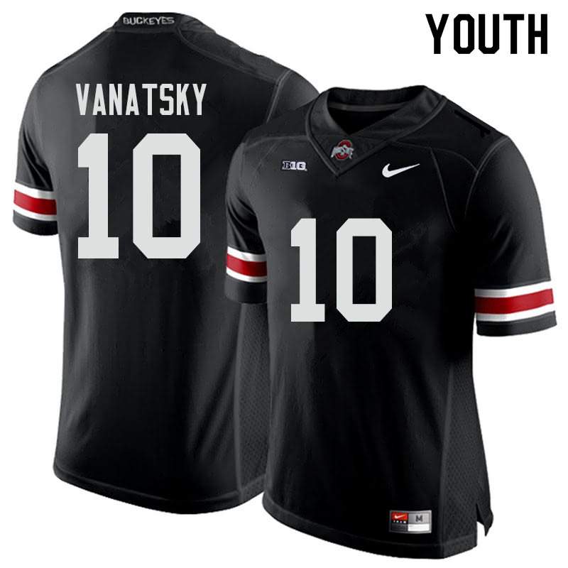 Youth Nike Ohio State Buckeyes Danny Vanatsky #10 Black College Football Jersey Black Friday DTK01Q7K