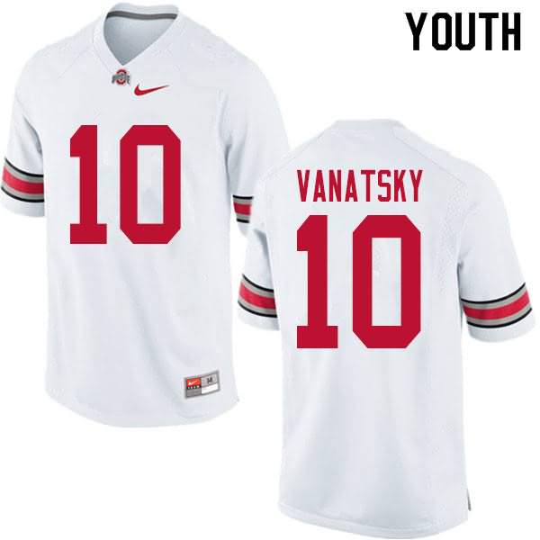 Youth Nike Ohio State Buckeyes Danny Vanatsky #10 White College Football Jersey Super Deals BQX18Q0I