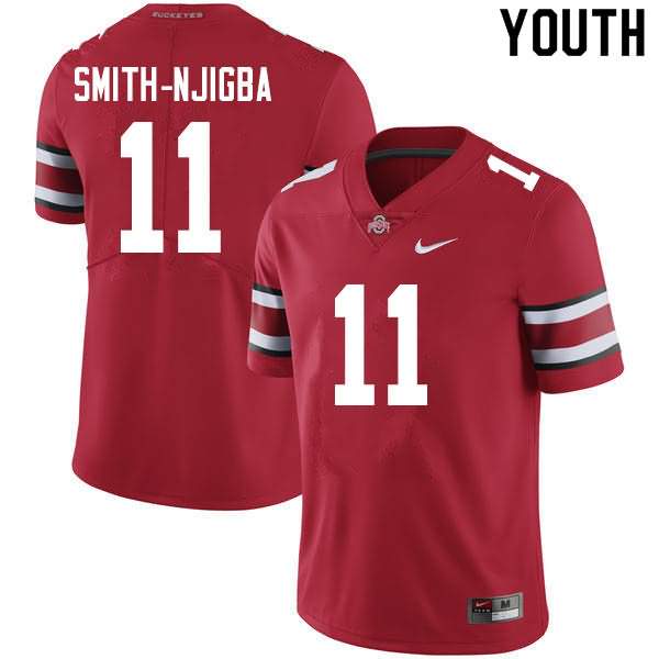 Youth Nike Ohio State Buckeyes Jaxon Smith-Njigba #11 Scarlet College Football Jersey Black Friday VTX56Q6C