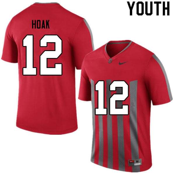 Youth Nike Ohio State Buckeyes Gunnar Hoak #12 Retro College Football Jersey Top Deals PQN30Q7N