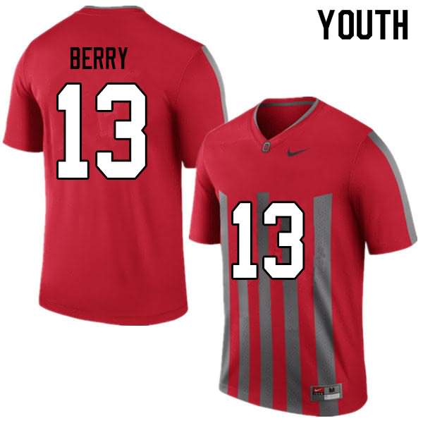 Youth Nike Ohio State Buckeyes Rashod Berry #13 Throwback College Football Jersey New WYO63Q2L